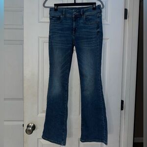 American Eagle Outfitters Dark Blue Flare Jeans